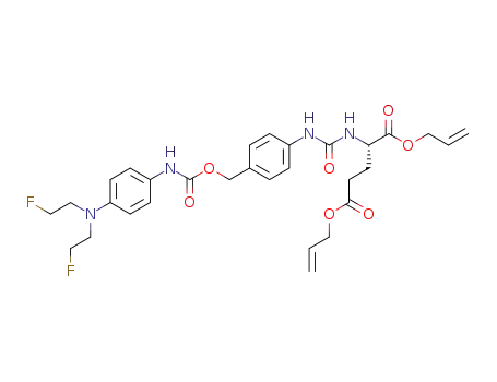 diprop-2-enyl N-<(4-<<N-(4-<bis<2-fluoroethyl>amino>phenyl)carbamoyloxy>methyl>phenoxy)carbamoyl>-L-glutamate
