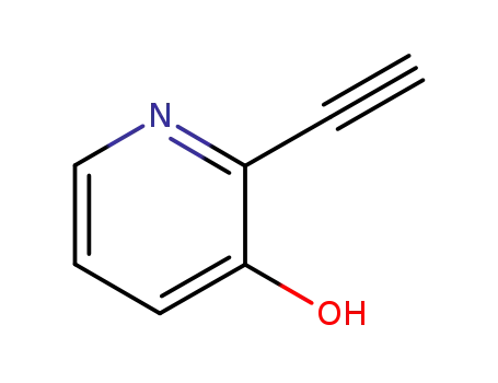 Molecular Structure of 142503-05-7 (3-Pyridinol,2-ethynyl-(9CI))