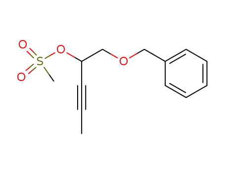 3-Pentyn-2-ol, 1-(phenylmethoxy)-, methanesulfonate