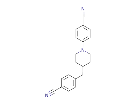 Molecular Structure of 182201-44-1 (N-(4-cyanophenyl)-4-(4-cyanobenzylidinyl)piperidine)
