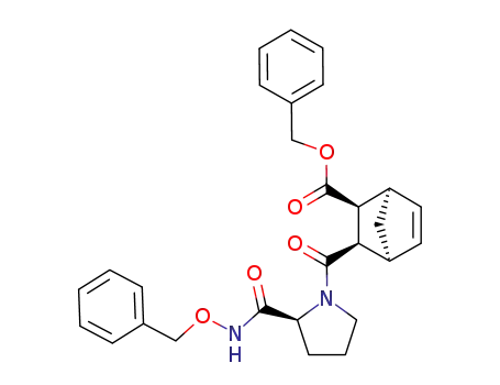 (1R,2S,3R,4S)-3-((S)-2-Benzyloxycarbamoyl-pyrrolidine-1-carbonyl)-bicyclo[2.2.1]hept-5-ene-2-carboxylic acid benzyl ester