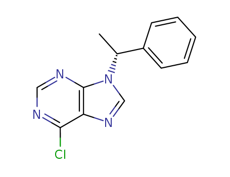 9H-Purine,6-chloro-9-[(1R)-1-phenylethyl]-