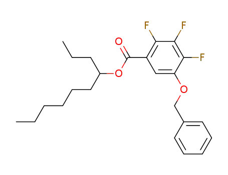 Benzoic acid, 2,3,4-trifluoro-5-(phenylmethoxy)-, 1-propylheptyl ester