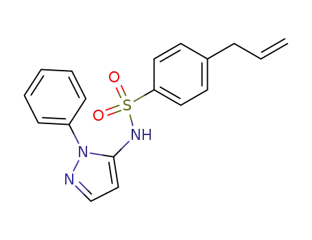 Benzenesulfonamide, N-(1-phenyl-1H-pyrazol-5-yl)-4-(2-propenyl)-