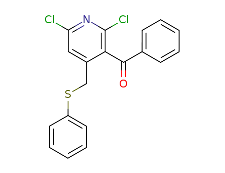 {2,6-dichloro-4-[(phenylthio)methyl]pyridin-3-yl}(phenyl)methanone