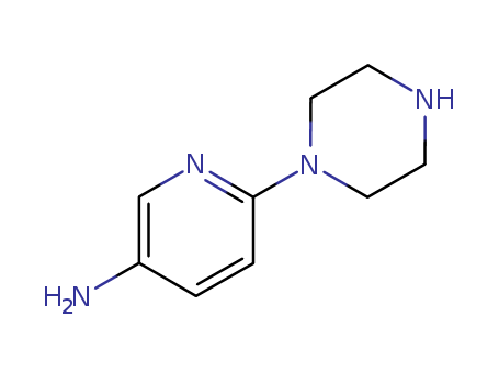3-Pyridinamine,6-(1-piperazinyl)-(9CI)