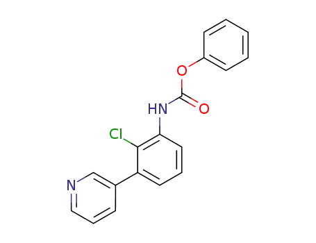 Molecular Structure of 264617-22-3 ((2-chloro-3-pyridin-3-yl-phenyl)-carbamic acid phenyl ester)