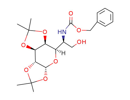 1,2:3,4-di-O-isopropylidene-6-<N-(carbobenzyloxy)amino>-6-deoxy-L-glycero-α-D-galacto-heptopyranose