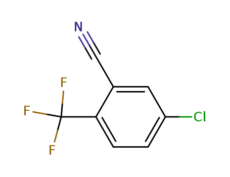 Molecular Structure of 89223-58-5 (5-CHLORO-2-(TRIFLUOROMETHYL)BENZONITRILE)