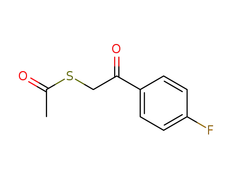 Molecular Structure of 181931-41-9 (S-acetyl-2-mercapto-4’-fluoroacetophenone)