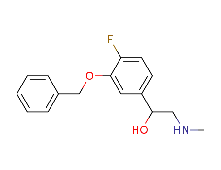 1-(3-Benzyloxy-4-fluoro-phenyl)-2-methylamino-ethanol