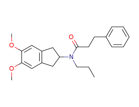 <i>N</i>-(5,6-dimethoxy-indan-2-yl)-3-phenyl-<i>N</i>-propyl-propionamide