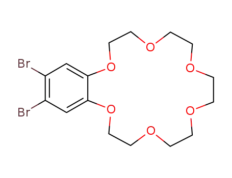 Molecular Structure of 108695-55-2 (4',5'-bromobenzo-18-crown-6)
