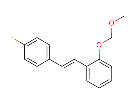 Benzene, 1-[(1E)-2-(4-fluorophenyl)ethenyl]-2-(methoxymethoxy)-