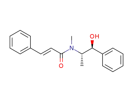 2-Propenamide,
N-[(1S,2S)-2-hydroxy-1-methyl-2-phenylethyl]-N-methyl-3-phenyl-, (2E)-