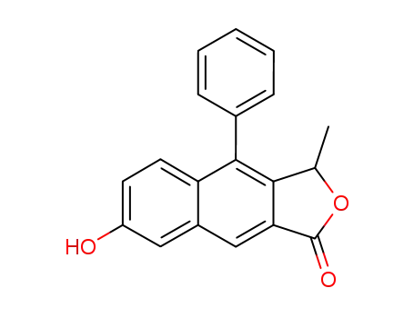 Naphtho[2,3-c]furan-1(3H)-one, 7-hydroxy-3-methyl-4-phenyl-