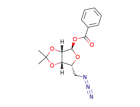 5-azido-1-O-benzoyl-5-deoxy-2,3-O-isopropylidene-α-D-lyxofuranose