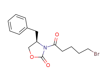 (4R)-3-(5-bromovaleryl)-4-phenylmethyl-2-oxazolidinone