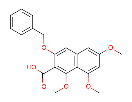 3-Benzyloxy-1,6,8-trimethoxy-naphthalene-2-carboxylic Acid
