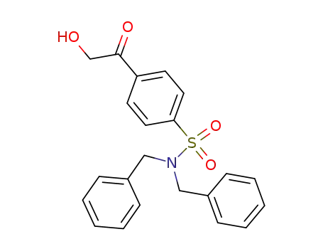N,N-dibenzyl-4-(2-hydroxyacetyl)benzenesulfonamide