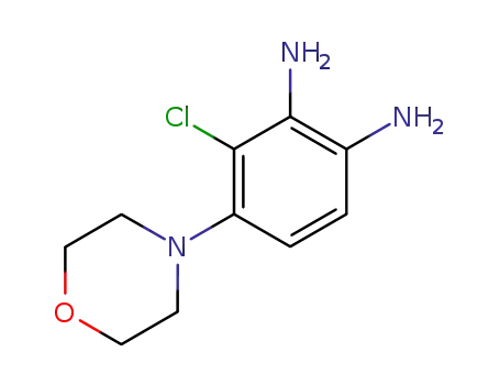 3-chloro-4-morpholino-1,2-diaminobenzene