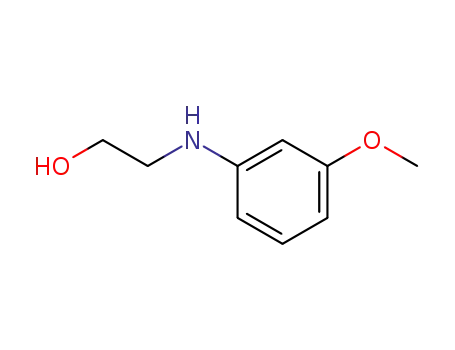 Molecular Structure of 2933-76-8 (2-(3-METHOXY-PHENYLAMINO)-ETHANOL)