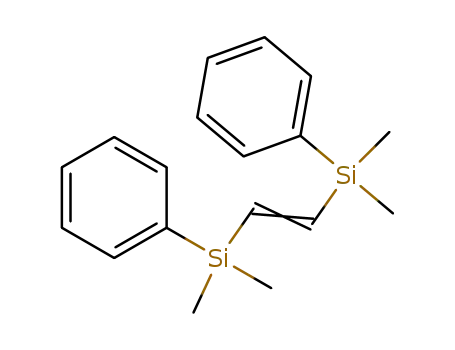 Molecular Structure of 182756-29-2 (1,2-bis(dimethylphenylsilyl)ethene)