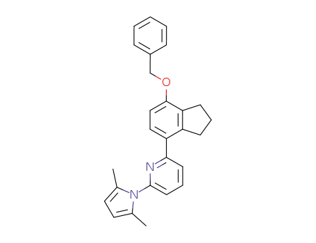 2-(2,5-dimethylpyrrolyl)-6-[4-benzyloxyindan-1-yl]pyridine
