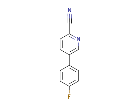2-Pyridinecarbonitrile, 5-(4-fluorophenyl)-