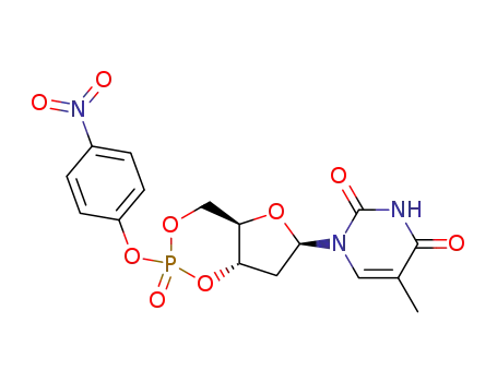 cis-thymidine 3',5'-cyclic p-nitrophenyl monophosphate