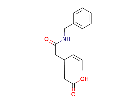 3-<(N-benzylcarbamoyl)methyl>-(Z)-4-hexenoic acid