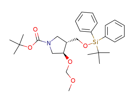 (3R,4R)-1-tert-butoxycarbonyl-4-[(tert-butyldiphenylsilyloxy)methyl]-3-methoxymethoxypyrrolidine