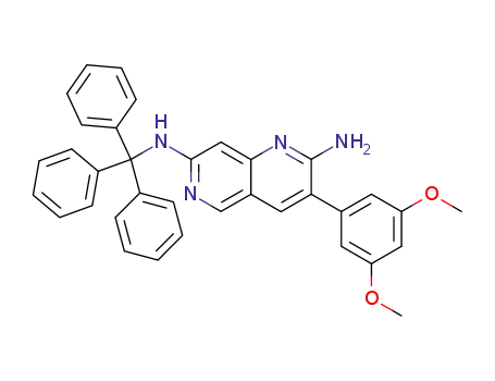 3-(3,5-dimethoxyphenyl)-N<sup>7</sup>-trityl-1,6-naphthyridine-2,7-diamine