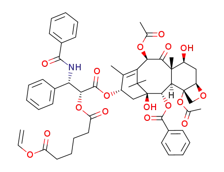 Molecular Structure of 188593-01-3 (paclitaxel 2'-vinyl adipate)