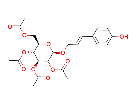 4-hydroxycinnamyl 2,3,4,6-tetra-O-acetyl-β-D-glucopyranoside