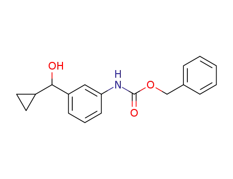Carbamic acid, [3-(cyclopropylhydroxymethyl)phenyl]-, phenylmethyl
ester
