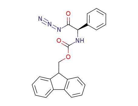 Carbamic acid, [(1R)-2-azido-2-oxo-1-phenylethyl]-,
9H-fluoren-9-ylmethyl ester