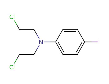 N,N-bis(2-chloroethyl)-4-iodoaniline