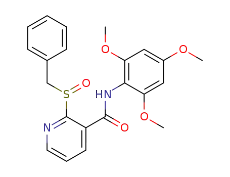 2-Phenylmethanesulfinyl-N-(2,4,6-trimethoxy-phenyl)-nicotinamide