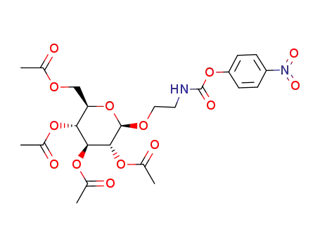 2-(p-nitrophenylcarbamate)-ethyl-2,3,4,6-tetra-O-acetyl-β-D-glucopyranoside