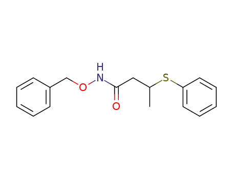 <i>N</i>-benzyloxy-3-phenylsulfanyl-butyramide
