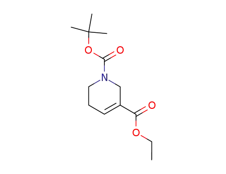 Molecular Structure of 126114-09-8 (1-tert-Butyl 3-ethyl 5,6-dihydropyridine-1,3(2H)-dicarboxylate)