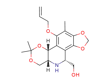 (11-allyloxy-2,2,12-trimethyl-5,6,7,10-tetrahydro-4<i>H</i>-1,3,15,17-tetraoxa-6-aza-cyclopenta[<i>a</i>]phenanthren-7-yl)-methanol