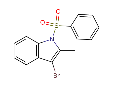 1-phenylsulfonyl-3-bromo-2-methylindole