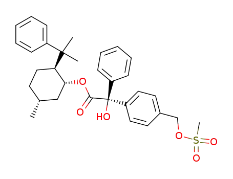 (S)-Hydroxy-(4-methanesulfonyloxymethyl-phenyl)-phenyl-acetic acid (1R,2S,5R)-5-methyl-2-(1-methyl-1-phenyl-ethyl)-cyclohexyl ester