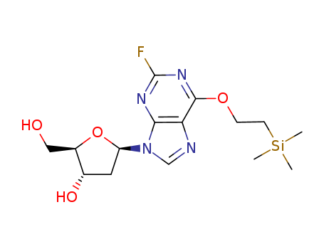 2′-Deoxy-2-fluoro-6-O-[2-(trimethylsilyl)ethyl]inosine