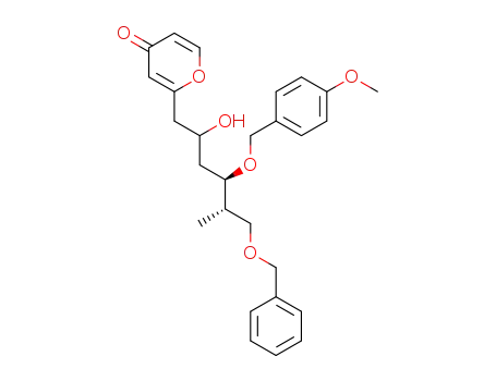 2-[(4R,5S)-6-Benzyloxy-2-hydroxy-4-(4-methoxy-benzyloxy)-5-methyl-hexyl]-pyran-4-one