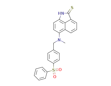 N-<4-(phenylsulfonyl)benzyl>-N-methyl-6-aminobenz<cd>indol-2(1H)-thione