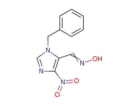 1-benzyl-4-nitroimidazole-5-carboxime