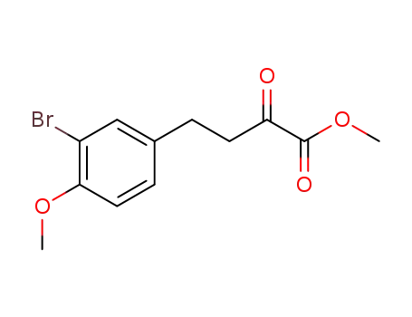 methyl 4-(3-bromo-4-methoxy-phenyl)-2-oxo-butyrate